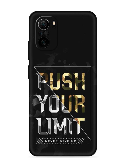 Push Your Limits Embossed Soft Silicone Case for Xiaomi Mi 11X (5G) Zapvi