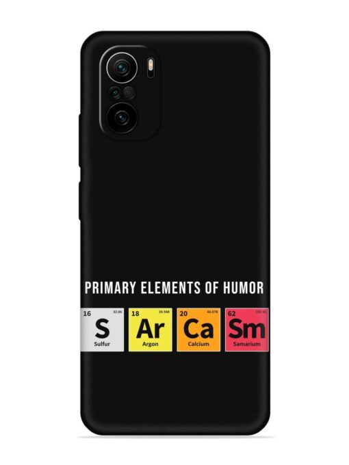 Primary Elements Humor Embossed Soft Silicone Case for Xiaomi Mi 11X (5G) Zapvi