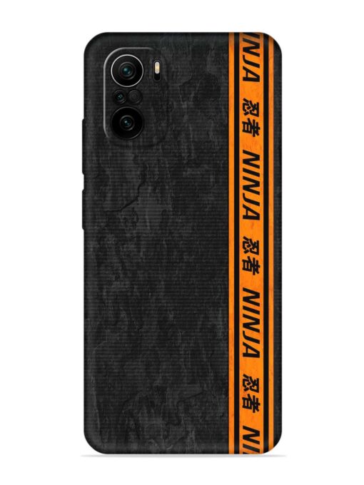 Ninja Srtips Embossed Soft Silicone Case for Xiaomi Mi 11X (5G) Zapvi