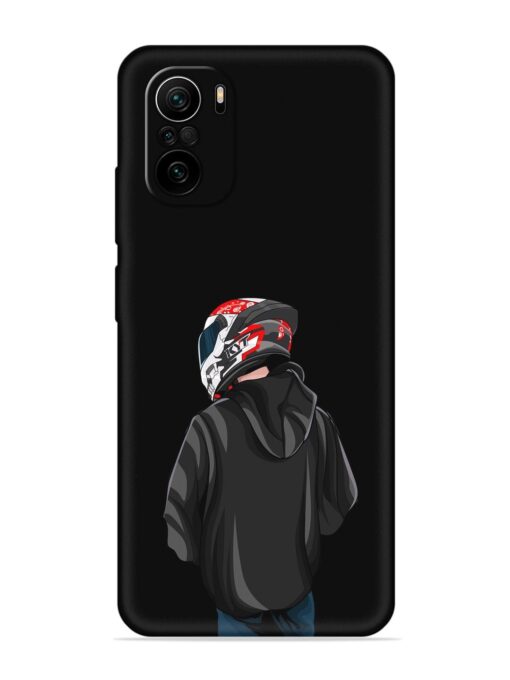 Motorcycle Rider Embossed Soft Silicone Case for Xiaomi Mi 11X (5G) Zapvi