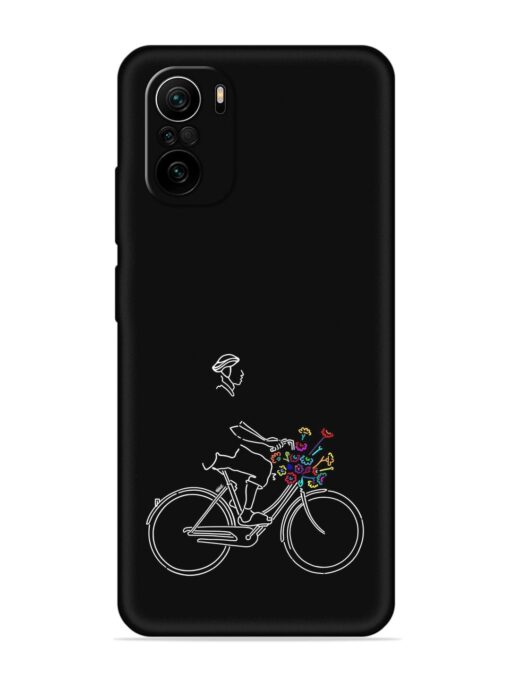 Minimalist Cycle Art Embossed Soft Silicone Case for Xiaomi Mi 11X (5G)