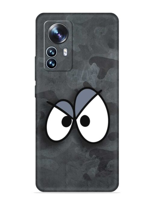 Big Eyes Night Mode Embossed Soft Silicone Case for Xiaomi Mi 12 Pro (5G)