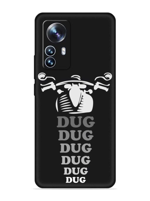 Dug Dug Dug Embossed Soft Silicone Case for Xiaomi Mi 12 Pro (5G)