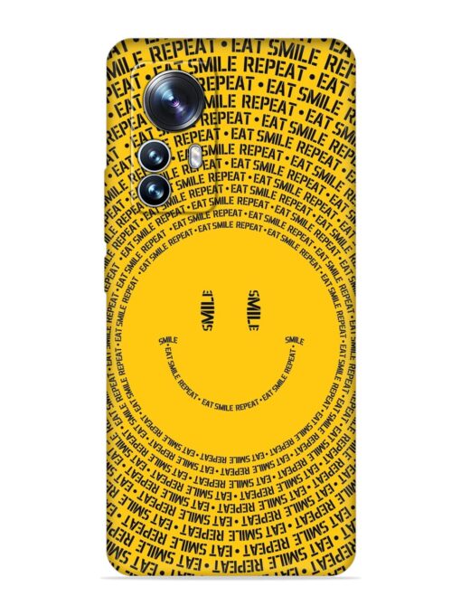 Smiley Embossed Soft Silicone Case for Xiaomi Mi 12 Pro (5G)