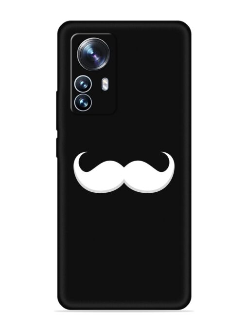 Mustache Vector Embossed Soft Silicone Case for Xiaomi Mi 12 Pro (5G) Zapvi