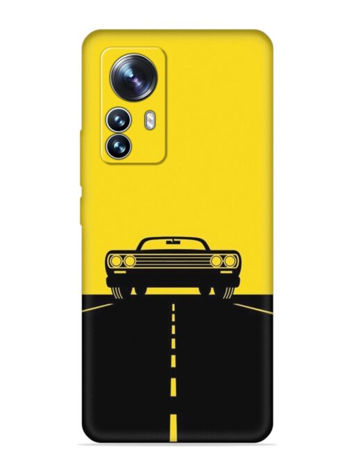 Classic Car Embossed Soft Silicone Case for Xiaomi Mi 12 Pro (5G)