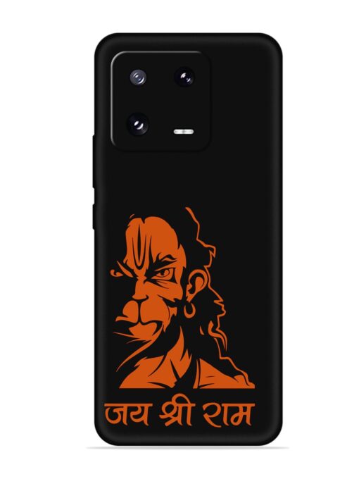 Angry Hanuman Embossed Soft Silicone Case for Xiaomi Mi 13 Pro (5G)