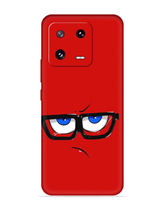 Rad Angry Face Embossed Soft Silicone Case for Xiaomi Mi 13 Pro (5G)