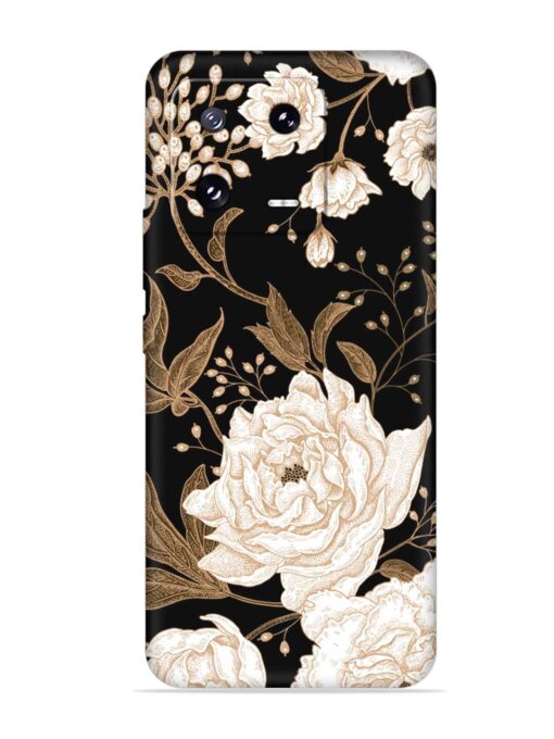 Peonies Roses Floral Embossed Soft Silicone Case for Xiaomi Mi 13 Pro (5G)