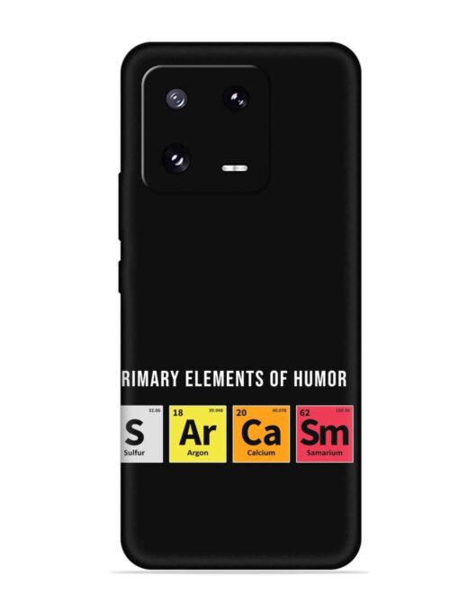 Primary Elements Humor Embossed Soft Silicone Case for Xiaomi Mi 13 Pro (5G)