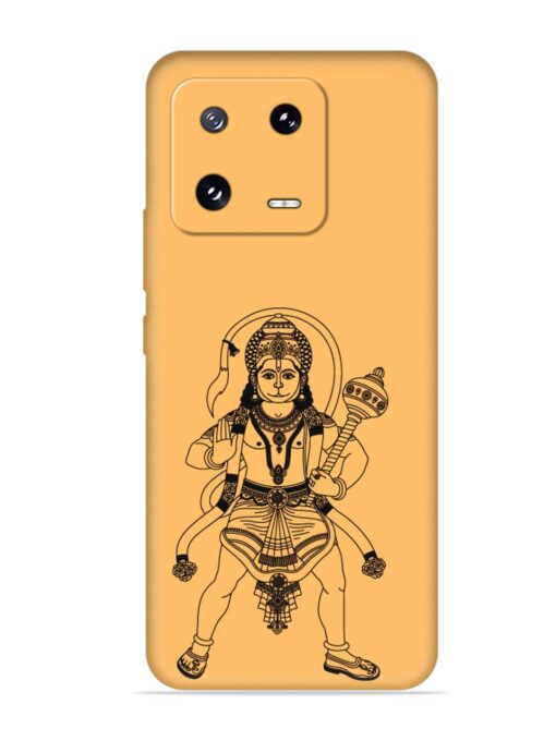 Indian God Hanuman Embossed Soft Silicone Case for Xiaomi Mi 13 Pro (5G)