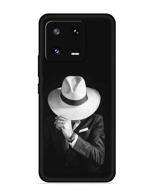 Men Under Hat Embossed Soft Silicone Case for Xiaomi Mi 13 Pro (5G) Zapvi