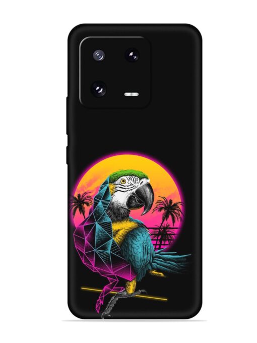 Rad Parrot Embossed Soft Silicone Case for Xiaomi Mi 13 Pro (5G)