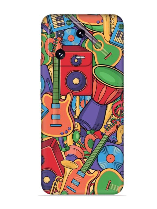 Colorful Music Art Embossed Soft Silicone Case for Xiaomi Mi 13 Pro (5G)