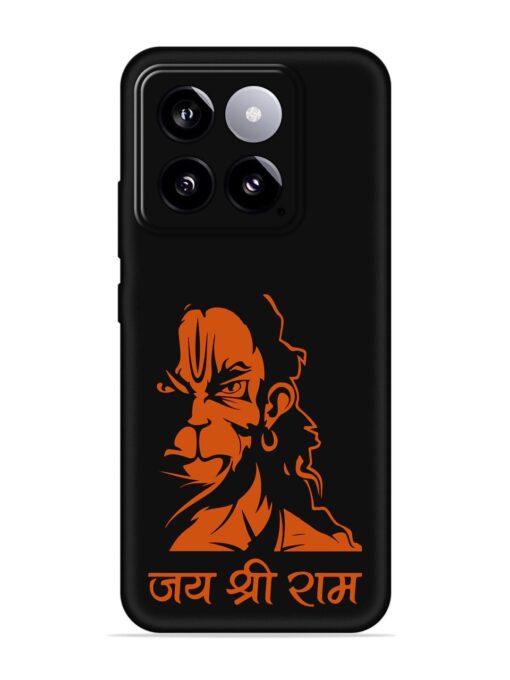 Angry Hanuman Embossed Soft Silicone Case for Xiaomi Mi 14 (5G)