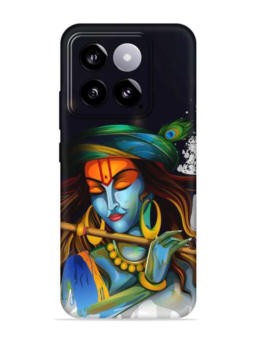 Krishna Art Embossed Soft Silicone Case for Xiaomi Mi 14 (5G) Zapvi