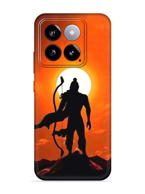 Shree Ram Embossed Soft Silicone Case for Xiaomi Mi 14 (5G) Zapvi