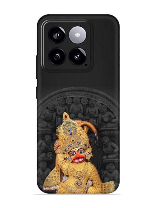 Indian Gold Hanuman Embossed Soft Silicone Case for Xiaomi Mi 14 (5G) Zapvi