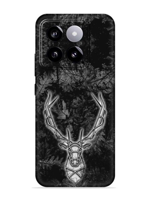 Ancient Deer Embossed Soft Silicone Case for Xiaomi Mi 14 (5G) Zapvi