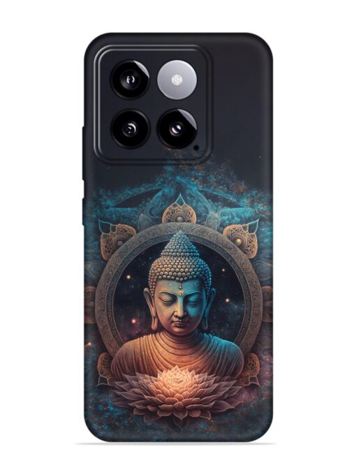 Gautam Buddha Embossed Soft Silicone Case for Xiaomi Mi 14 (5G) Zapvi