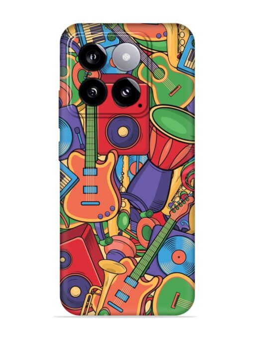 Colorful Music Art Embossed Soft Silicone Case for Xiaomi Mi 14 (5G) Zapvi