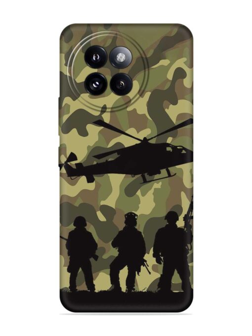 Army Heros Embossed Soft Silicone Case for Xiaomi Mi 14 Civi (5G)