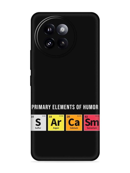 Primary Elements Humor Embossed Soft Silicone Case for Xiaomi Mi 14 Civi (5G) Zapvi