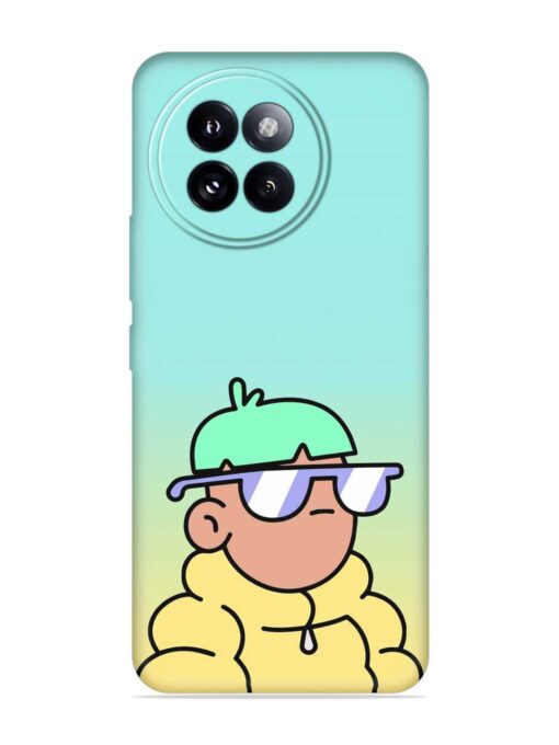 Doodles Cool Character Embossed Soft Silicone Case for Xiaomi Mi 14 Civi (5G) Zapvi