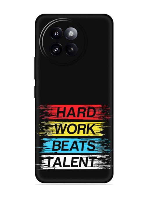 Hard Work Beats Embossed Soft Silicone Case for Xiaomi Mi 14 Civi (5G) Zapvi