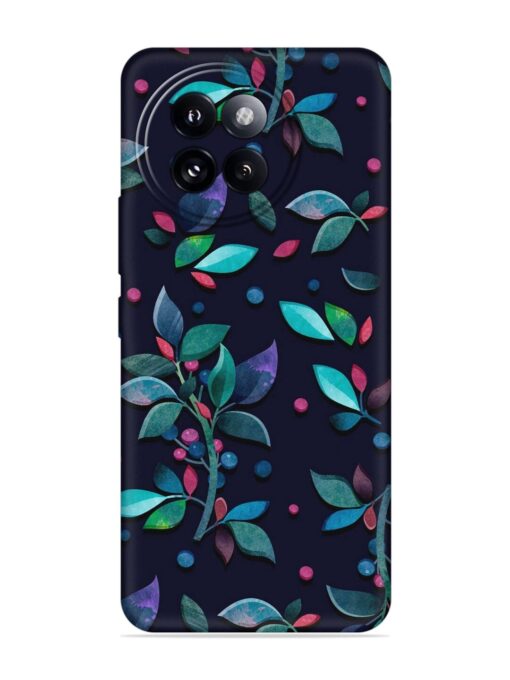 Decorative Watercolor Flower Embossed Soft Silicone Case for Xiaomi Mi 14 Civi (5G) Zapvi