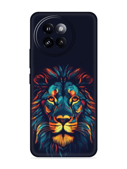 Colorful Lion Embossed Soft Silicone Case for Xiaomi Mi 14 Civi (5G) Zapvi