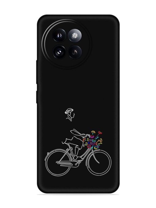 Minimalist Cycle Art Embossed Soft Silicone Case for Xiaomi Mi 14 Civi (5G) Zapvi