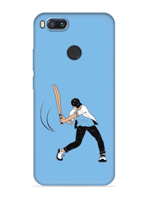 Cricket Gully Boy Embossed Soft Silicone Case for Xiaomi Mi A1 Zapvi