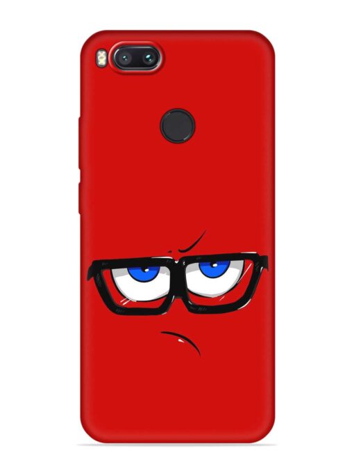 Rad Angry Face Embossed Soft Silicone Case for Xiaomi Mi A1