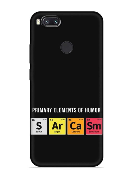 Primary Elements Humor Embossed Soft Silicone Case for Xiaomi Mi A1 Zapvi