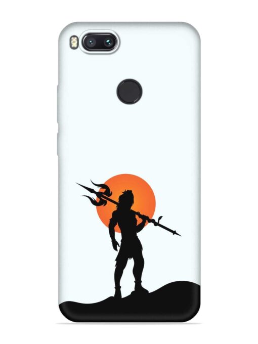 Lord Mahadev Trendy Embossed Soft Silicone Case for Xiaomi Mi A1 Zapvi