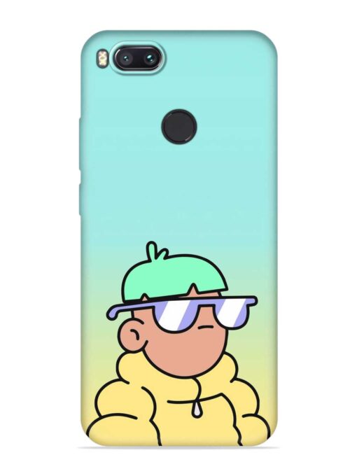 Doodles Cool Character Embossed Soft Silicone Case for Xiaomi Mi A1