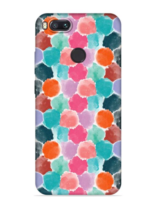 Colorful Seamless Pattern Embossed Soft Silicone Case for Xiaomi Mi A1