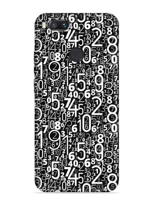 Many Numbers Different Embossed Soft Silicone Case for Xiaomi Mi A1 Zapvi