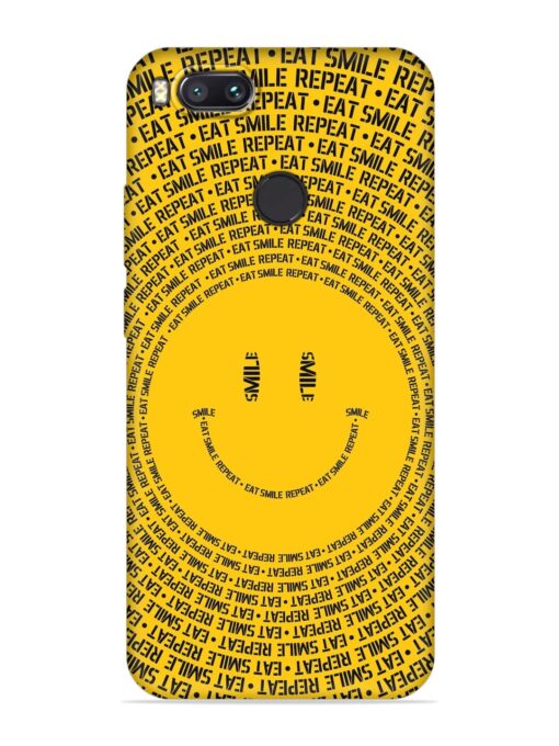 Smiley Embossed Soft Silicone Case for Xiaomi Mi A1 Zapvi