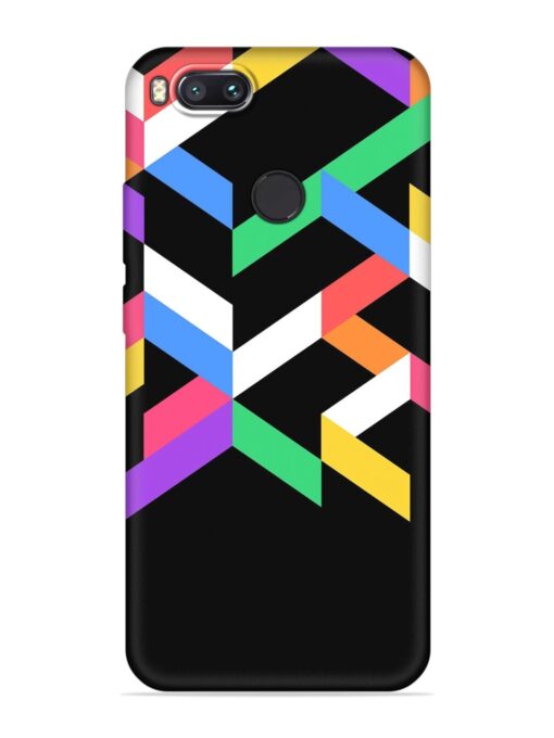 Colorshape Abstarct Embossed Soft Silicone Case for Xiaomi Mi A1