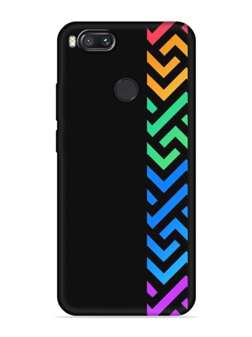 Colorshape Stripes Embossed Soft Silicone Case for Xiaomi Mi A1