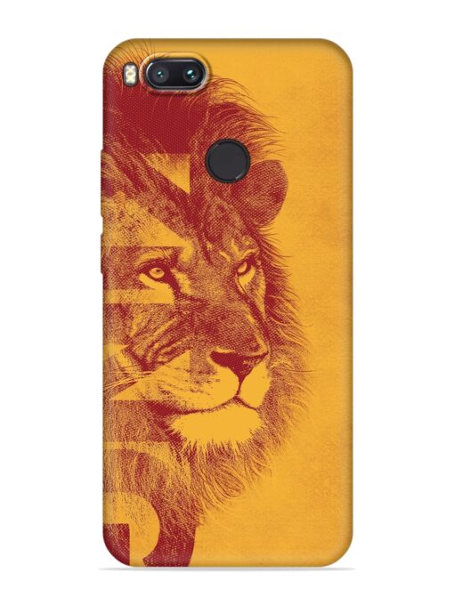 Gold Lion Crown Art Embossed Soft Silicone Case for Xiaomi Mi A1 Zapvi