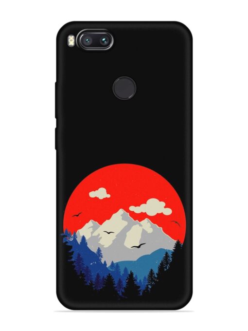 Mountain Abstract Embossed Soft Silicone Case for Xiaomi Mi A1 Zapvi