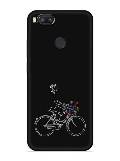 Minimalist Cycle Art Embossed Soft Silicone Case for Xiaomi Mi A1 Zapvi