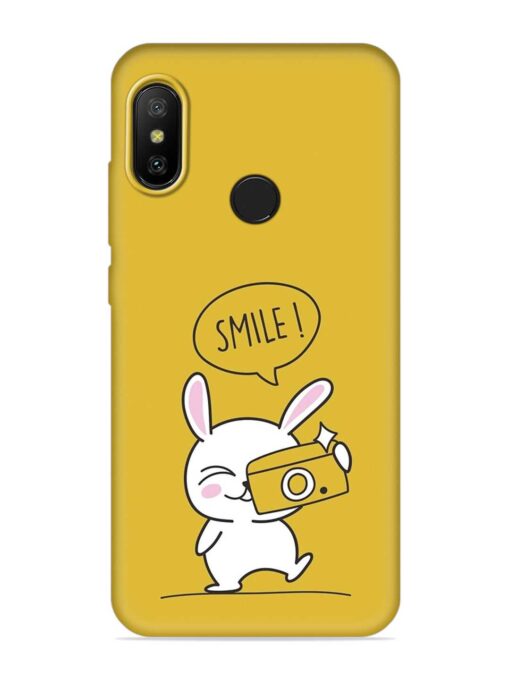 Hey Smile Please Embossed Soft Silicone Case for Xiaomi Mi A2