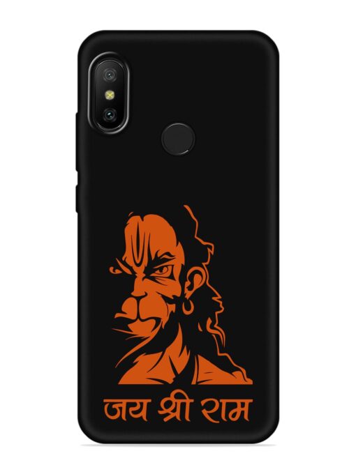 Angry Hanuman Embossed Soft Silicone Case for Xiaomi Mi A2