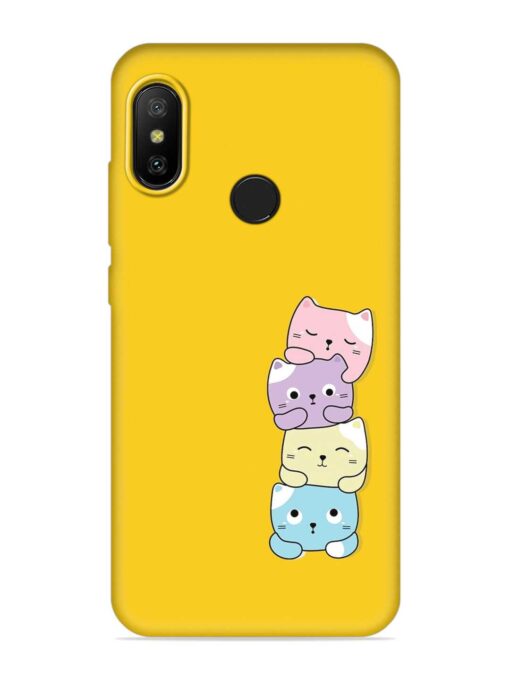 Cartoon Anime Embossed Soft Silicone Case for Xiaomi Mi A2 Zapvi