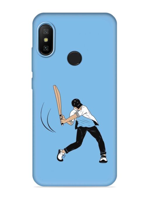 Cricket Gully Boy Embossed Soft Silicone Case for Xiaomi Mi A2 Zapvi