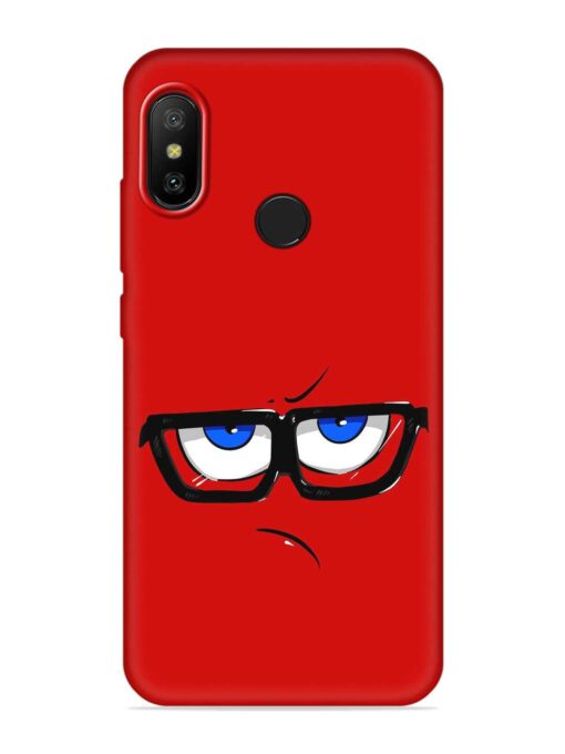 Rad Angry Face Embossed Soft Silicone Case for Xiaomi Mi A2 Zapvi